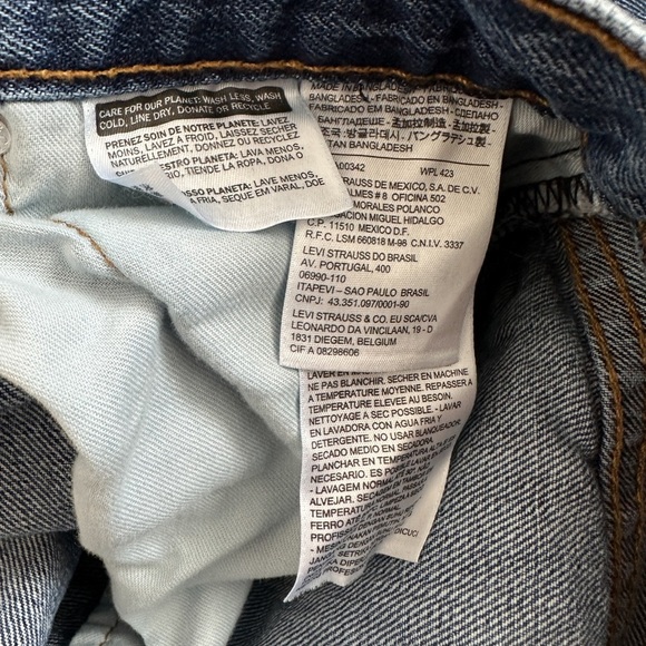 Levi 516 - Jeans Straight Fit - Medium to Dark Wash Denim - Size 30x30 - Picture 7 of 10